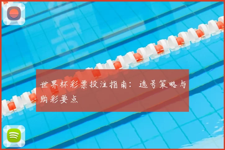 世界杯彩票投注指南：选号策略与购彩要点